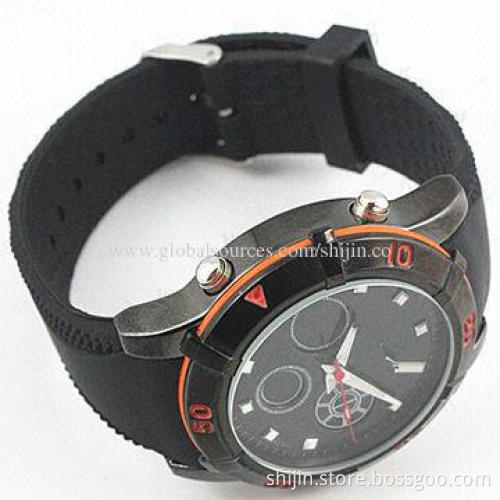 2014 new popular silicone digital brand watch, double movement